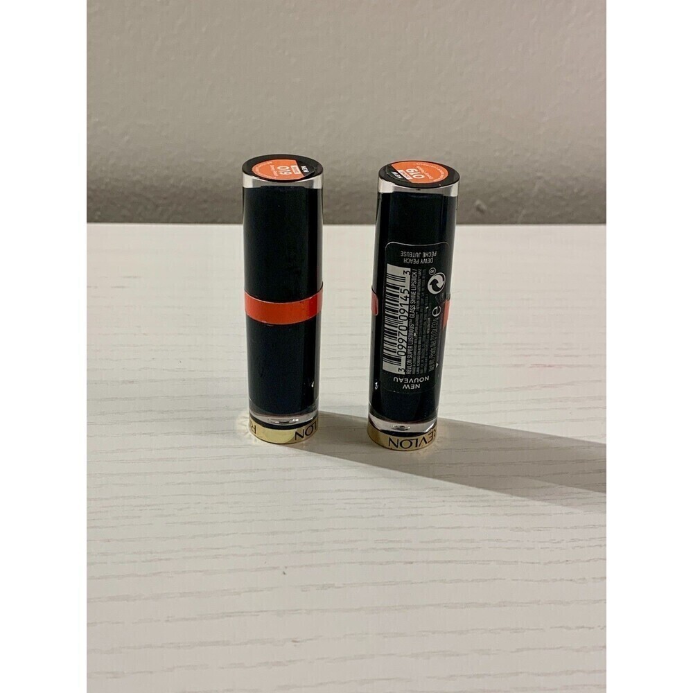 2X SUPER LUSTROUS GLASS SHINE LIPSTICK 019 - DEWY PEACH NEW Sealed